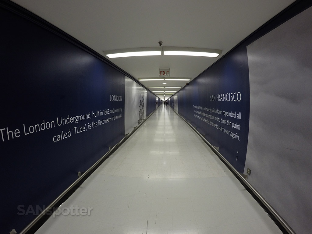 LAX underground walkway