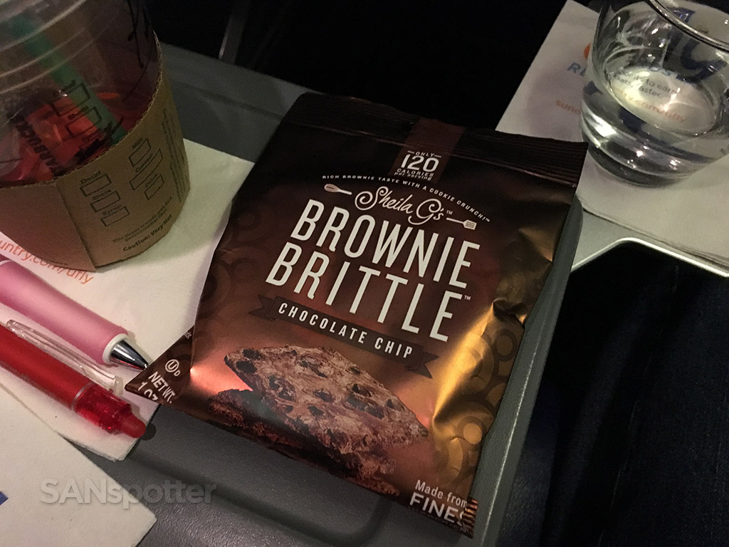 snack basket brownie brittle