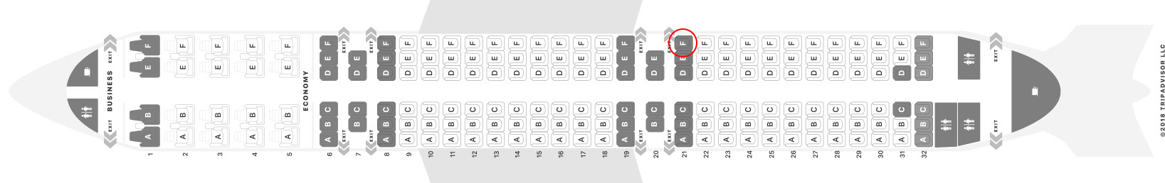 Tap A321neo Seat Map