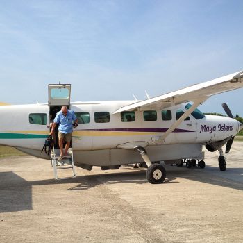 Maya Island Air Belize City to Dangriga (and back) on a Cessna 208