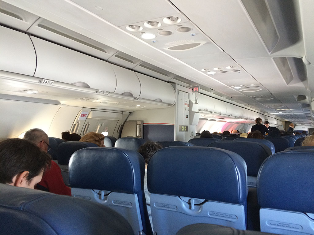 in cabin view