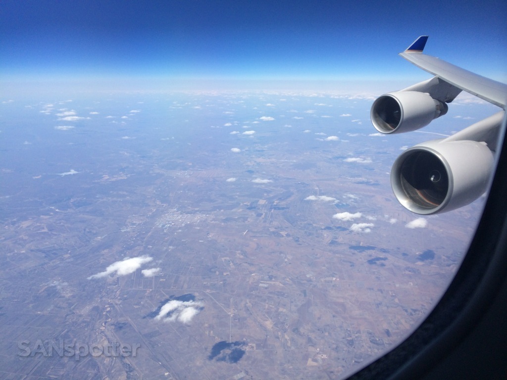 view of China from 37000ft