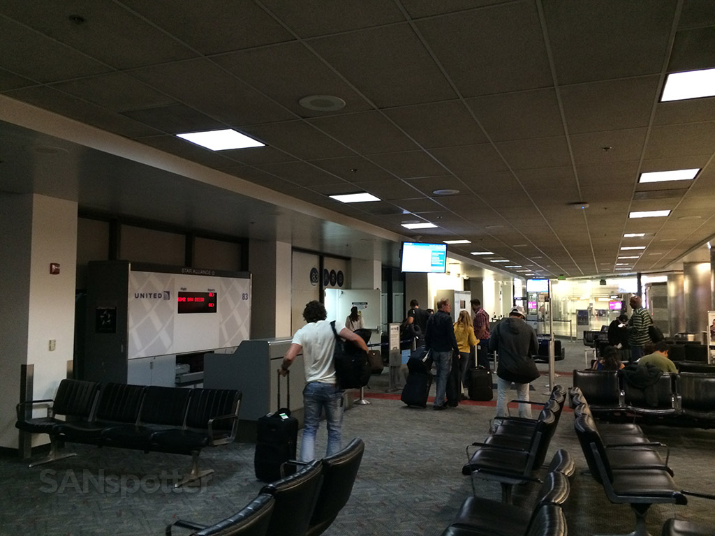 gate 83 terminal 8 at LAX