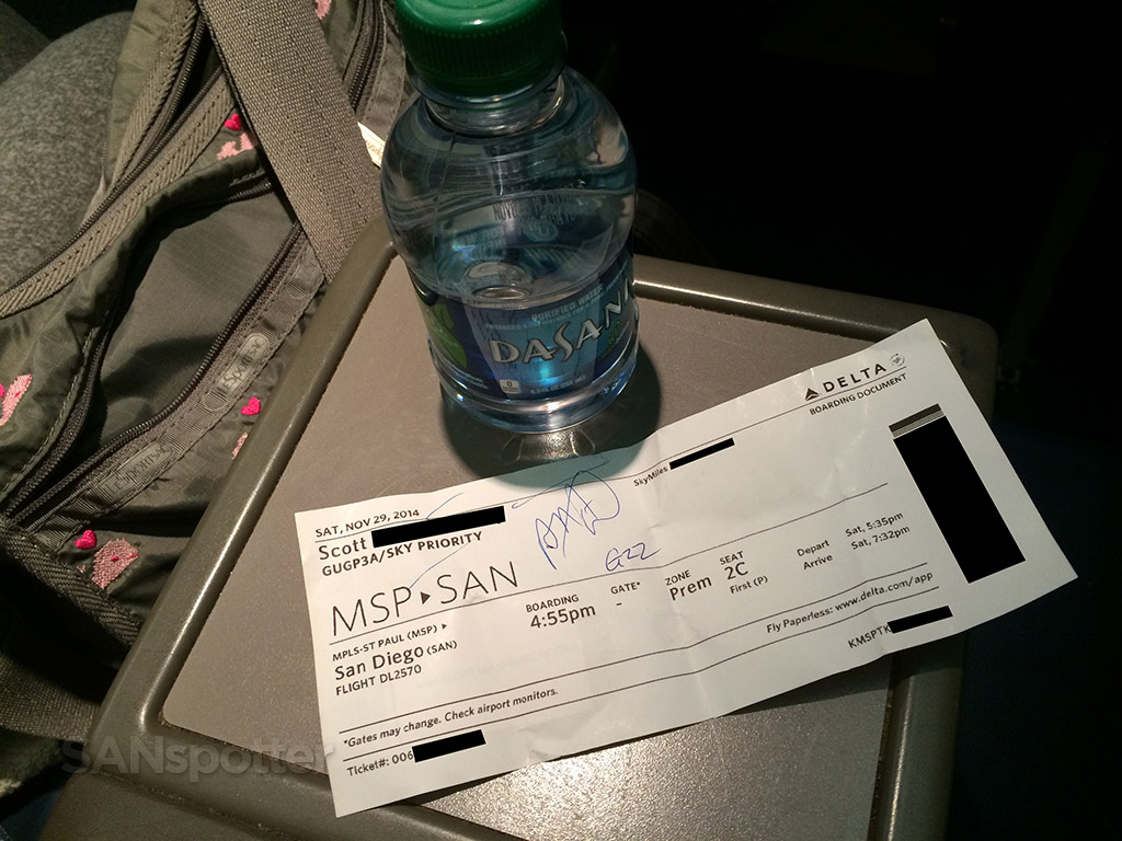 delta first class boarding pass