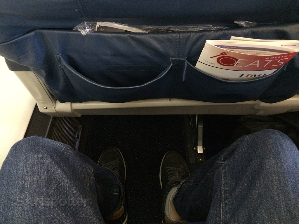 delta airlines 757-200 first class seat pitch