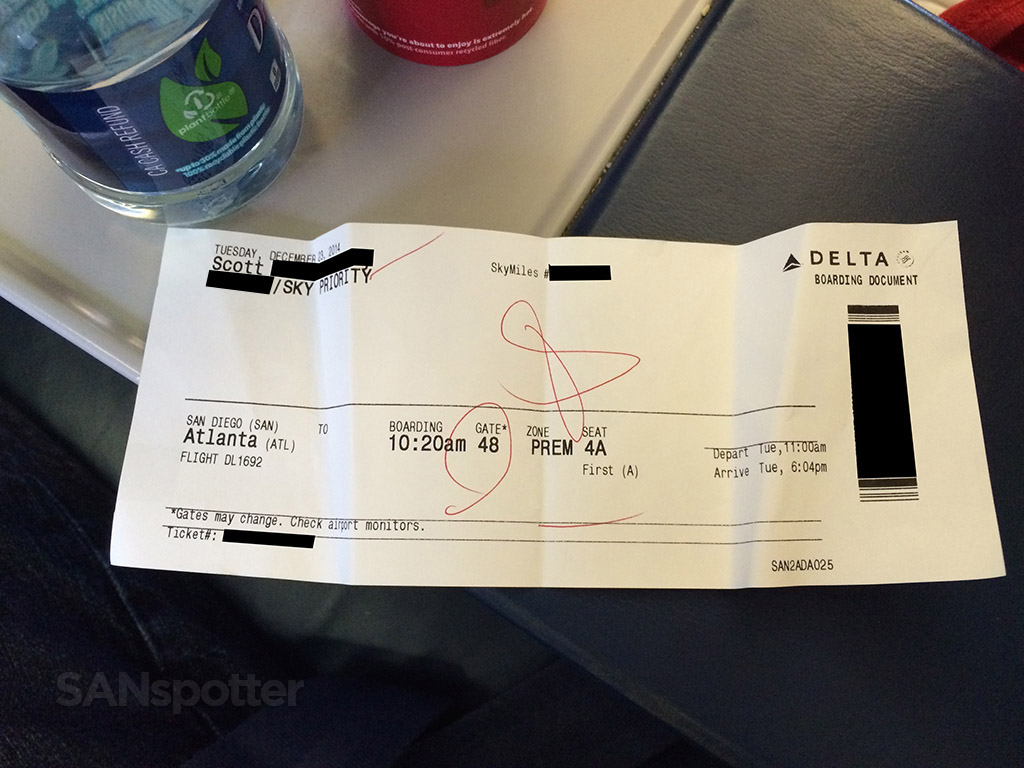 first class boarding pass