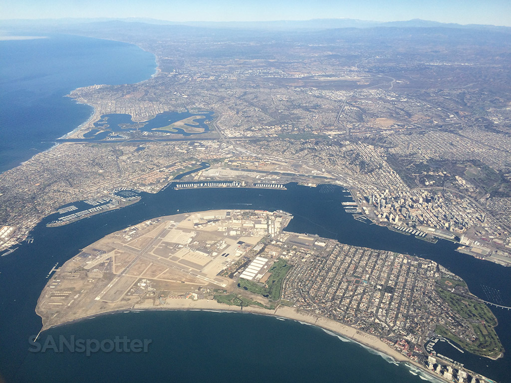 san diego as viewed from the air