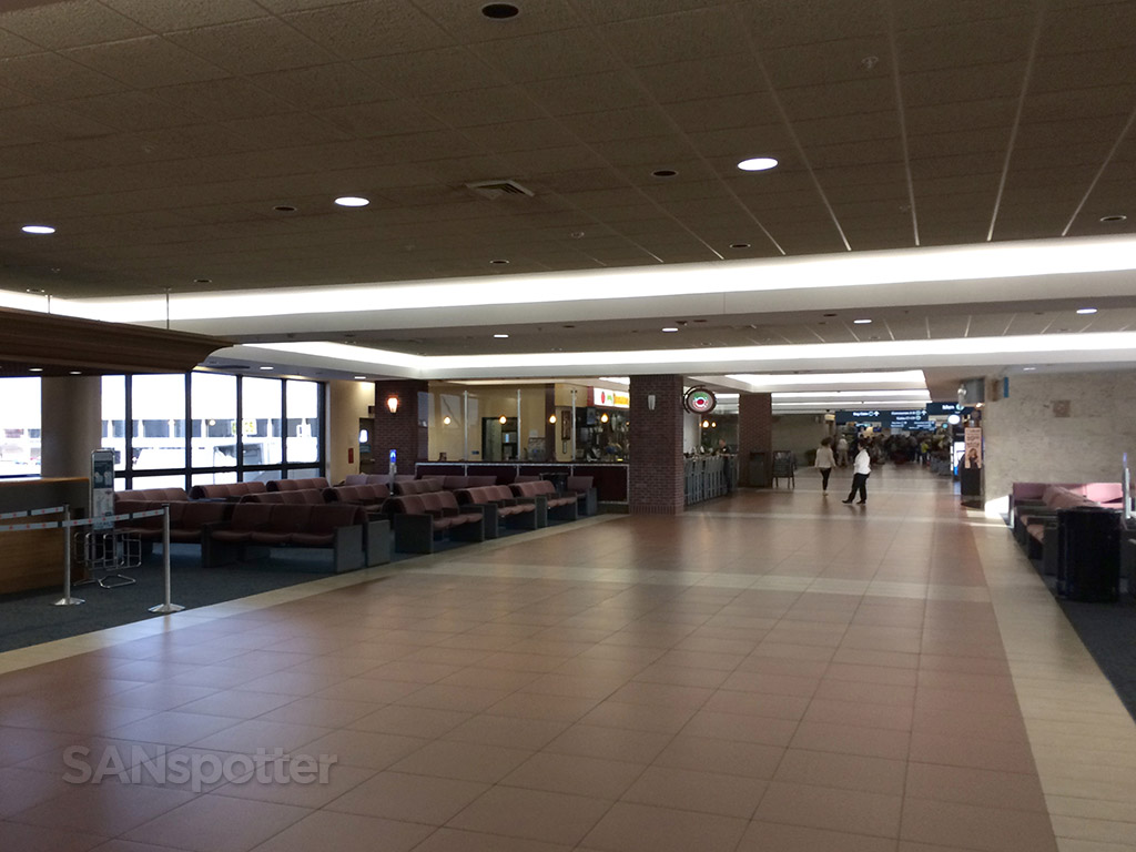 inside concourse c west palm beach airport