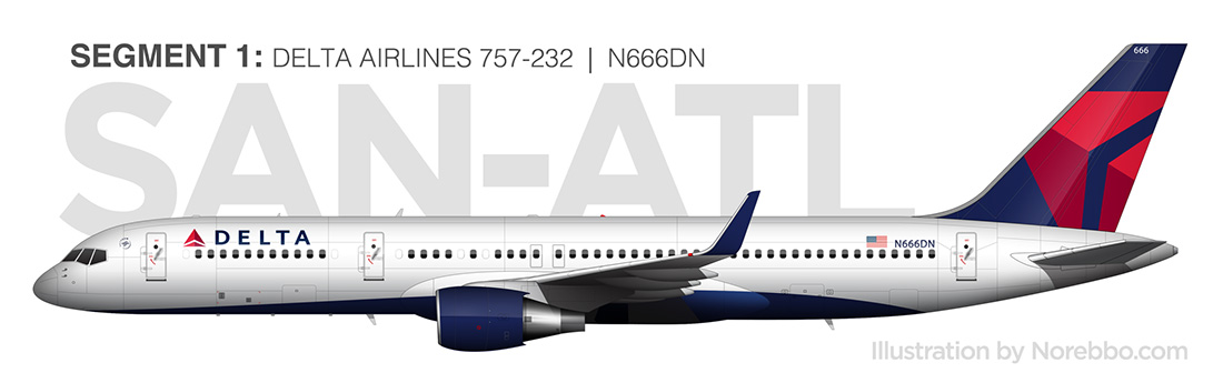 delta side profile illustration