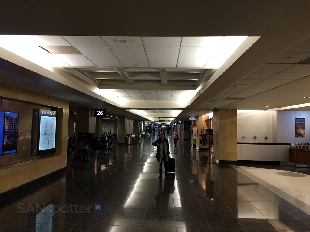 Inside terminal 2 east at SAN