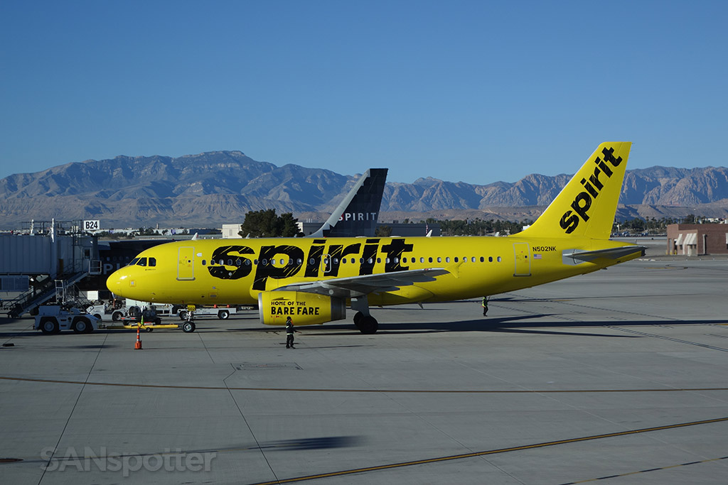 spirit airlines yellow A319