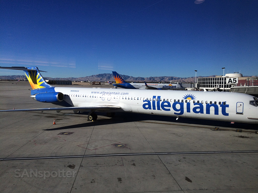 Allegiant airlines at LAS