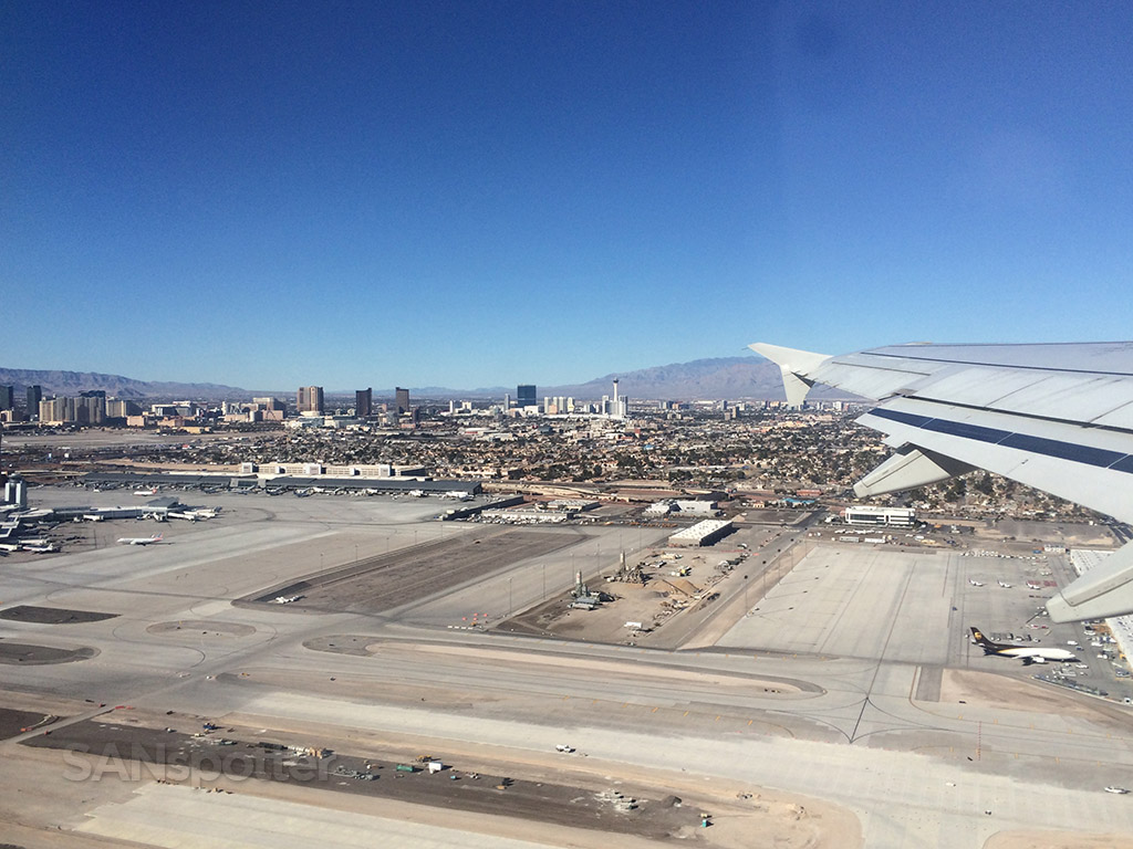 las vegas from the air