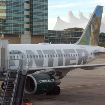 Frontier Airlines A319 Stretch seat Denver to San Diego