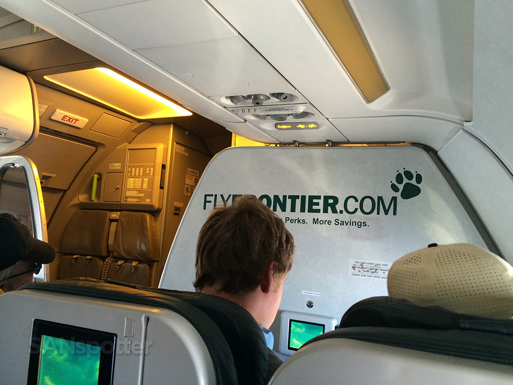 Frontier Airlines A319 Stretch Seat Denver To San Diego