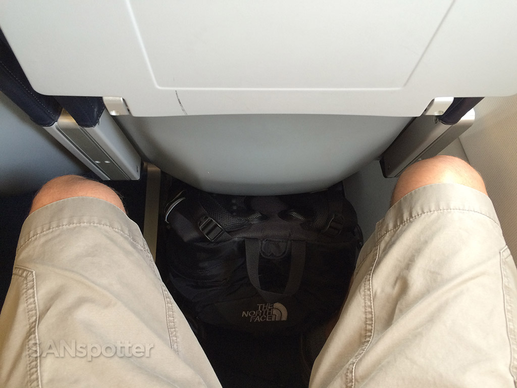 tight seat pitch allegiant air