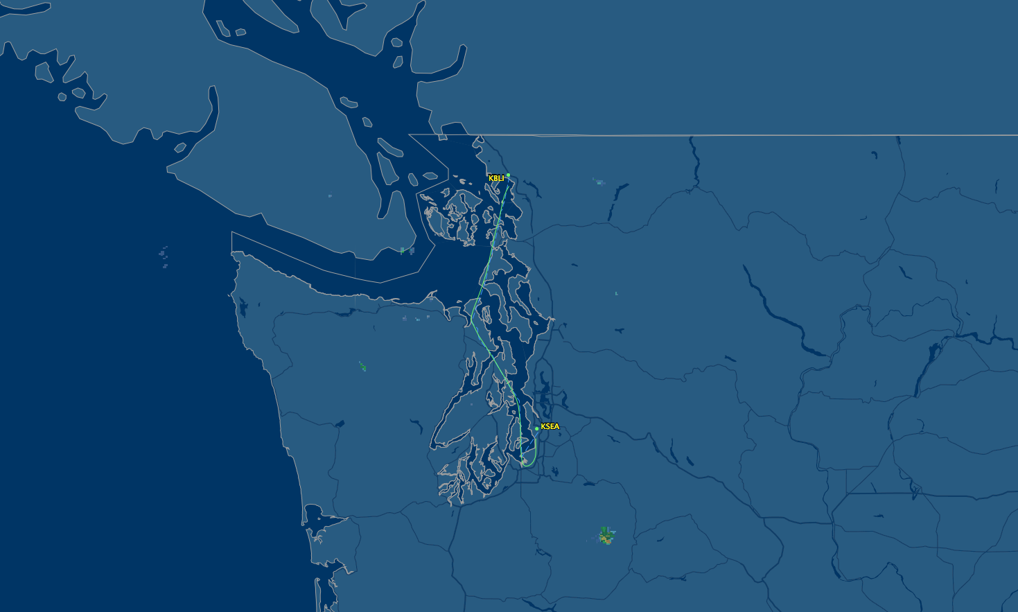 bellingham to seattle route map