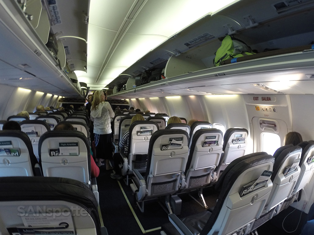Alaska Airlines 737 Seat Map Alaska Airlines 737-800 Economy Class Exit Row Seattle To San Diego –  Sanspotter