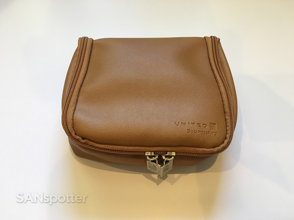 United Airlines BusinessFirst amenity kit