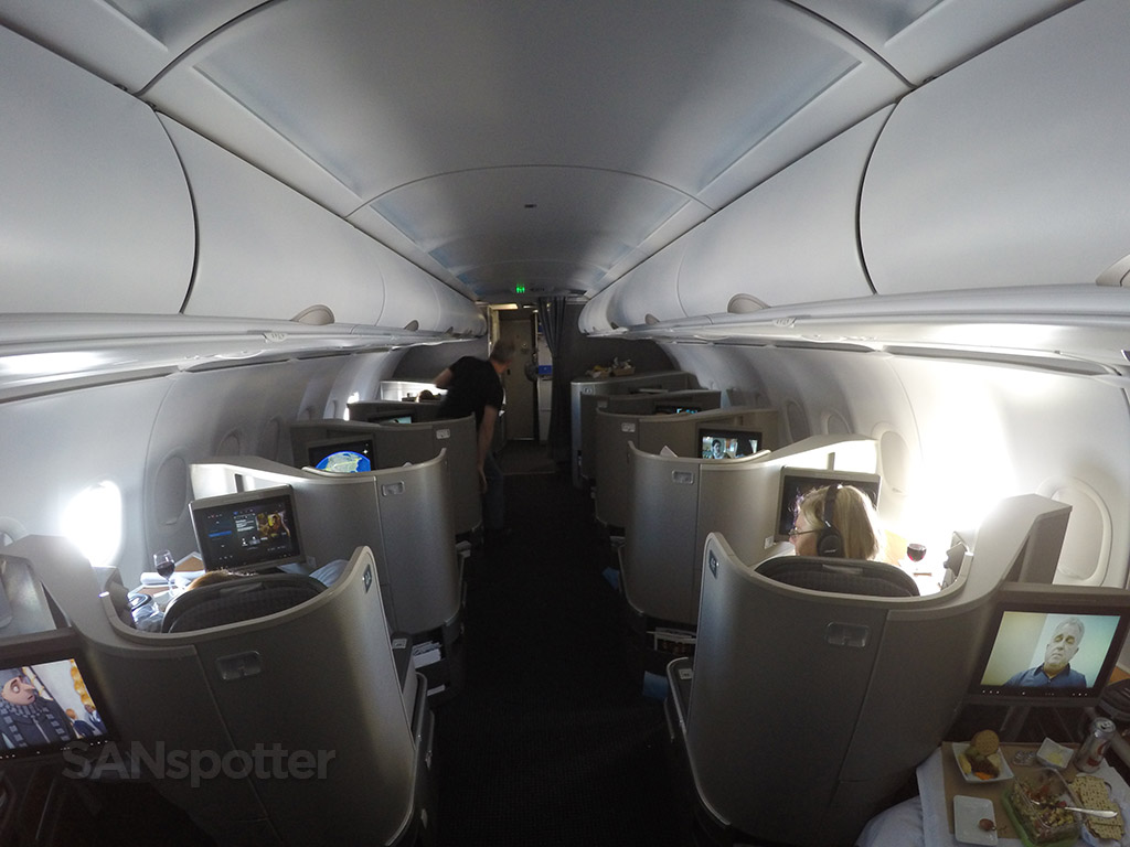 american airlines a321T first class cabin