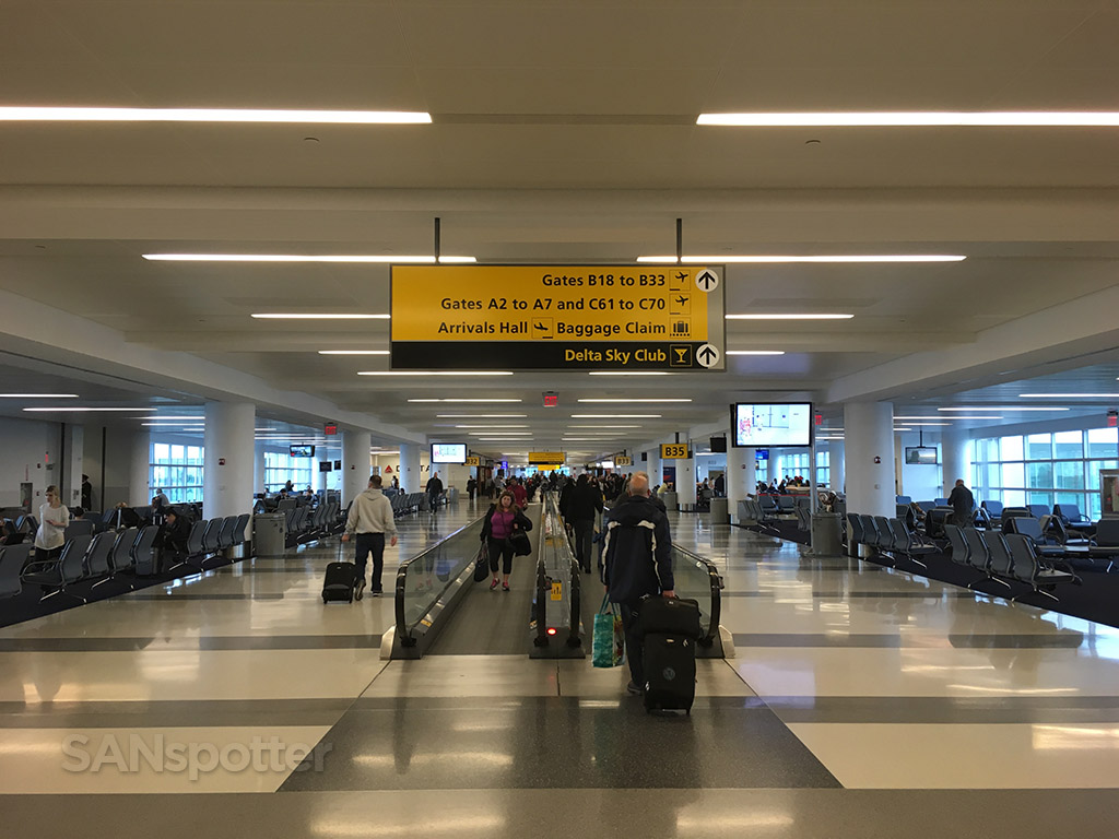 inside terminal 4 at JFK airport