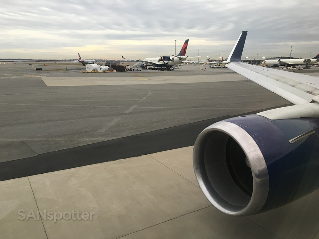 taxiing at JFK airport