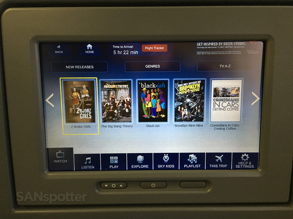 delta studio menu