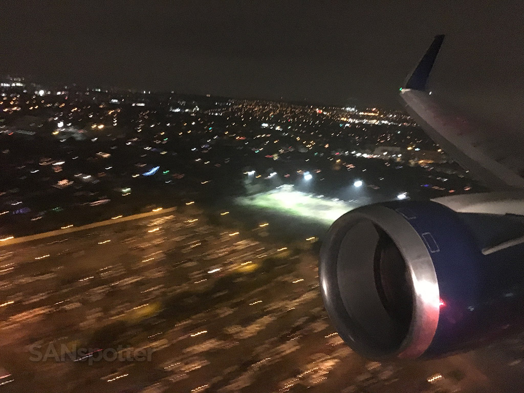 landing at LAX