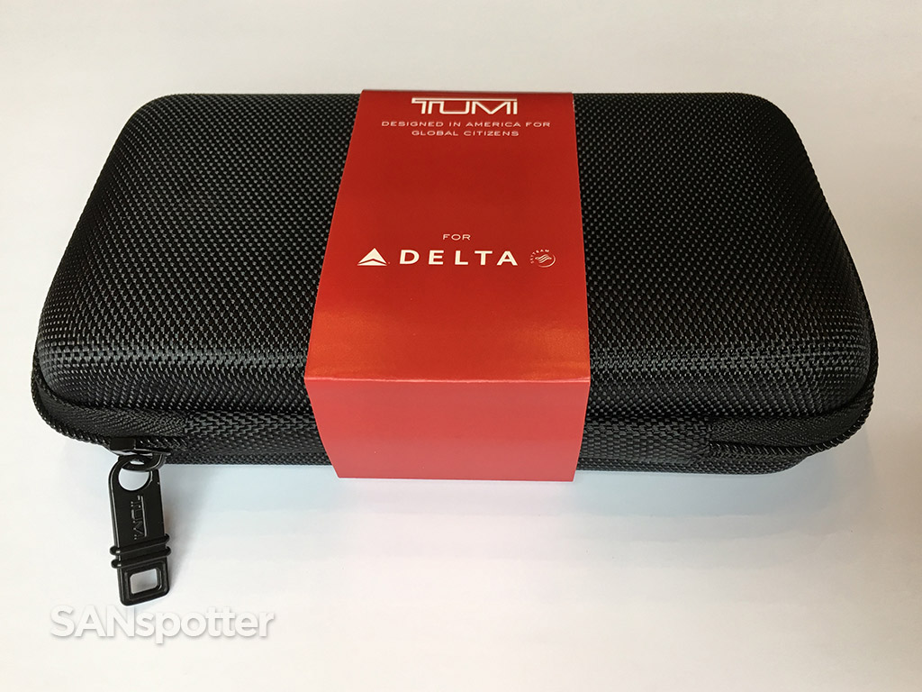 The Delta One amenity kit