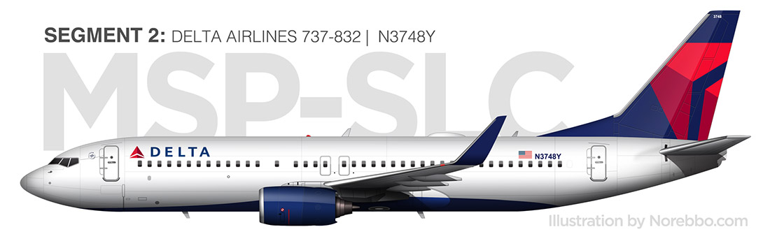 delta 737-800 side view drawing