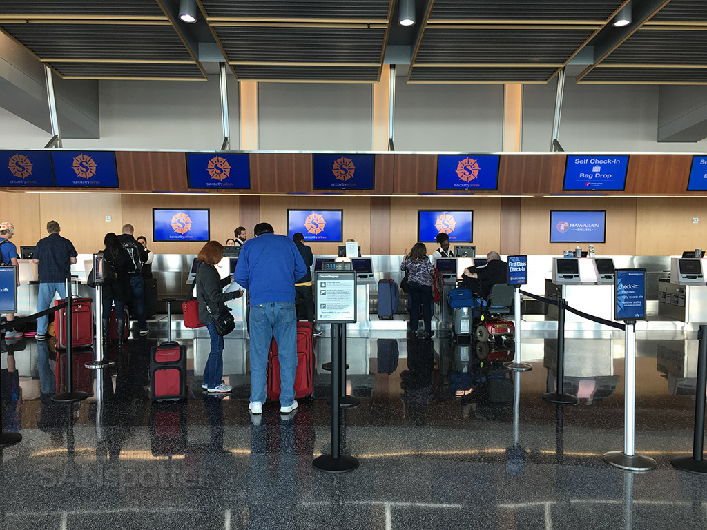 sun country baggage drop san diego airport