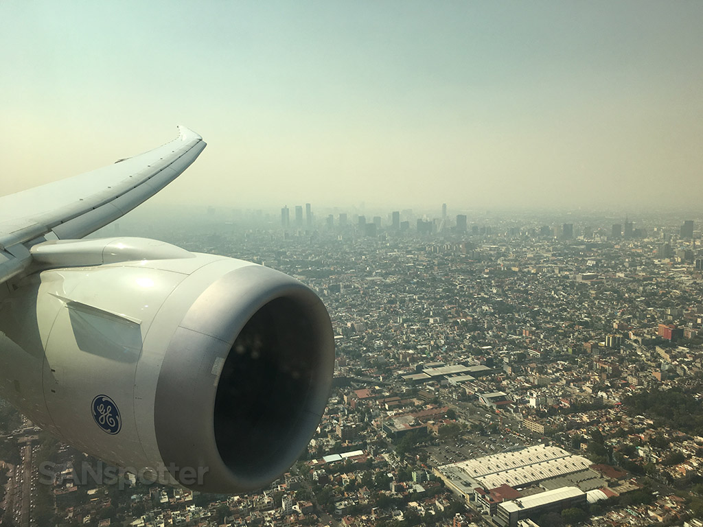 landing in mexico city