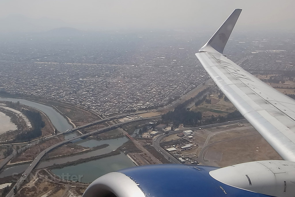 Departing Mexico City