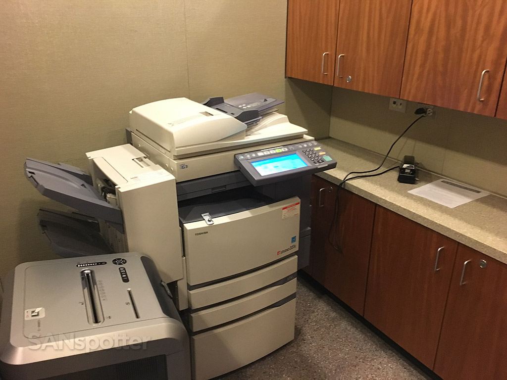admirals club copy and fax machines