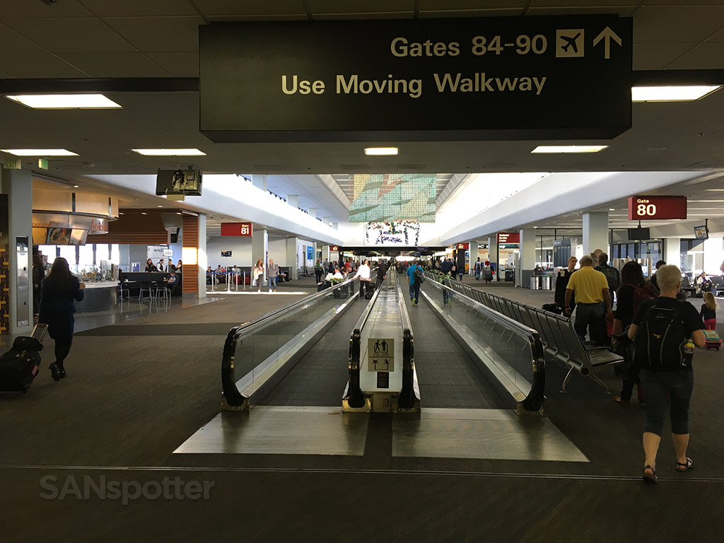 walking through san francisco airport