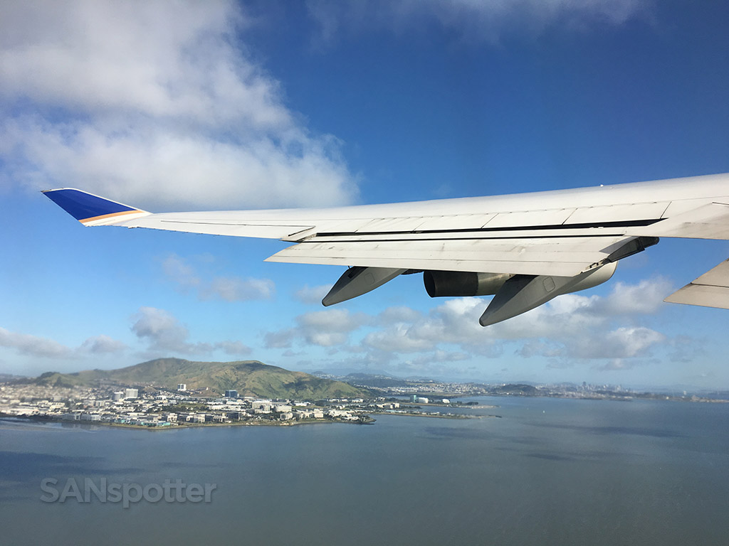 departing runway 1r SFO