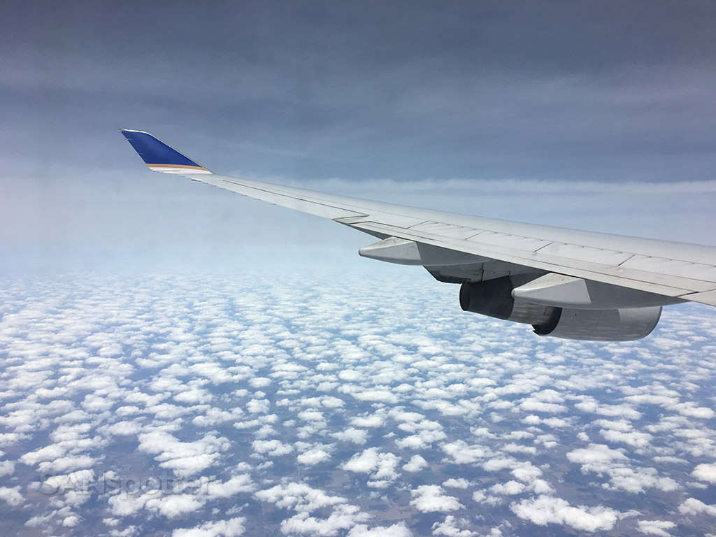 broken clouds 37000 ft