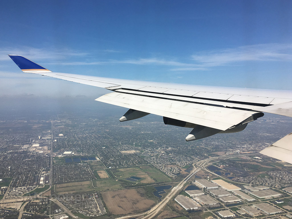 united airlines 747-400 flaps