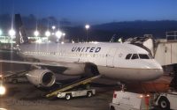 United Airlines A320 economy class San Francisco to San Diego