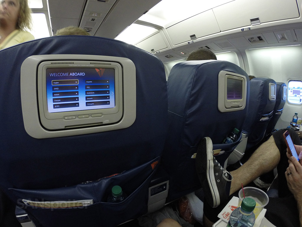 Delta Airlines 767-300 first class San Diego to Atlanta ...