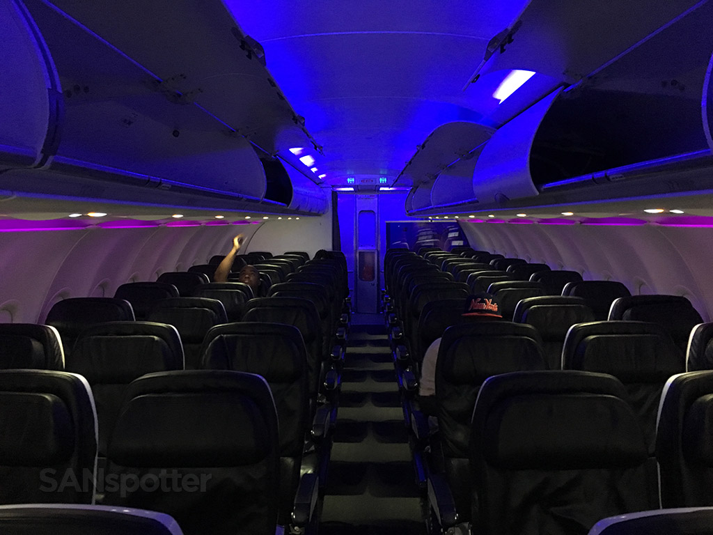 Virgin America A320 main cabin