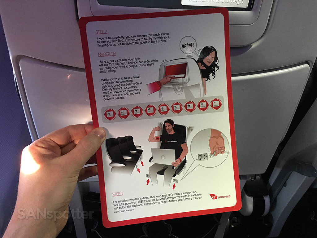 Virgin America A320 Main Cabin Economy