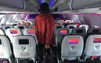 Virgin America A320 Main Cabin (economy class) SFO-PDX