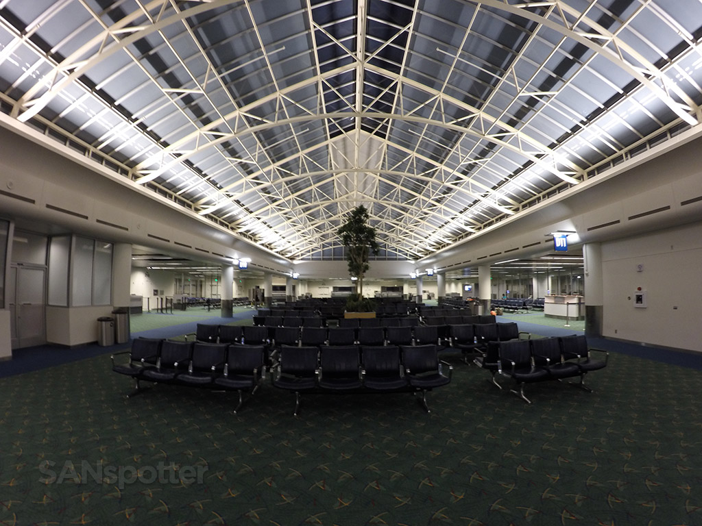 empty airport PDX