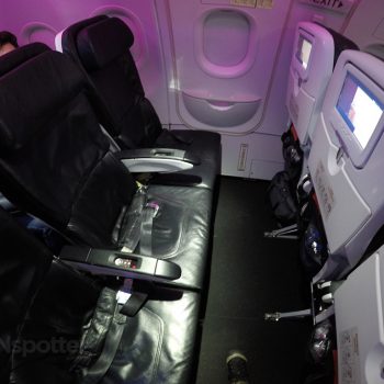 Virgin America A320 Main Cabin Select (exit row) PDX-SFO