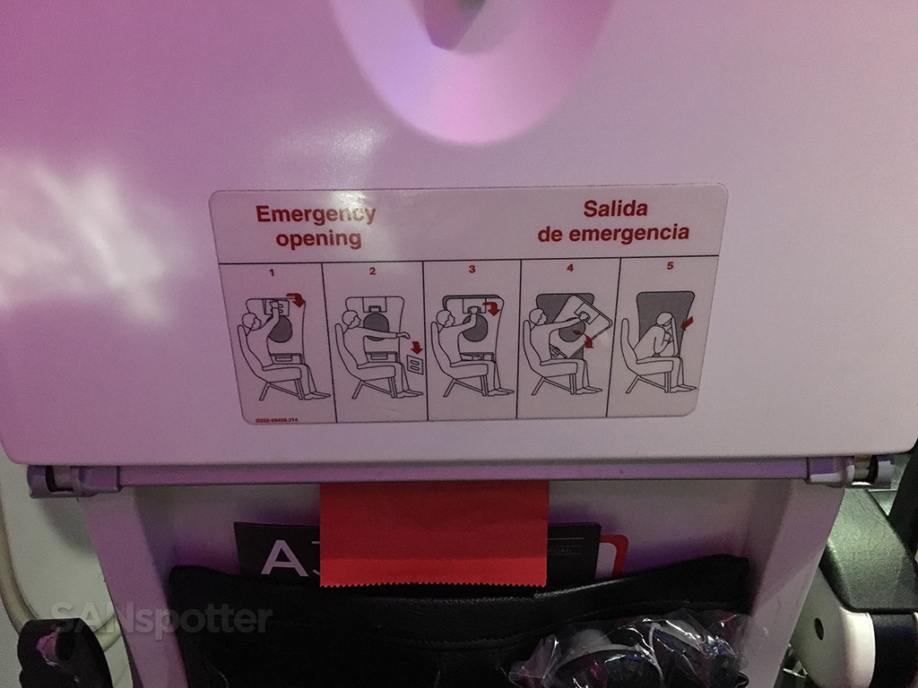 exit row instructions
