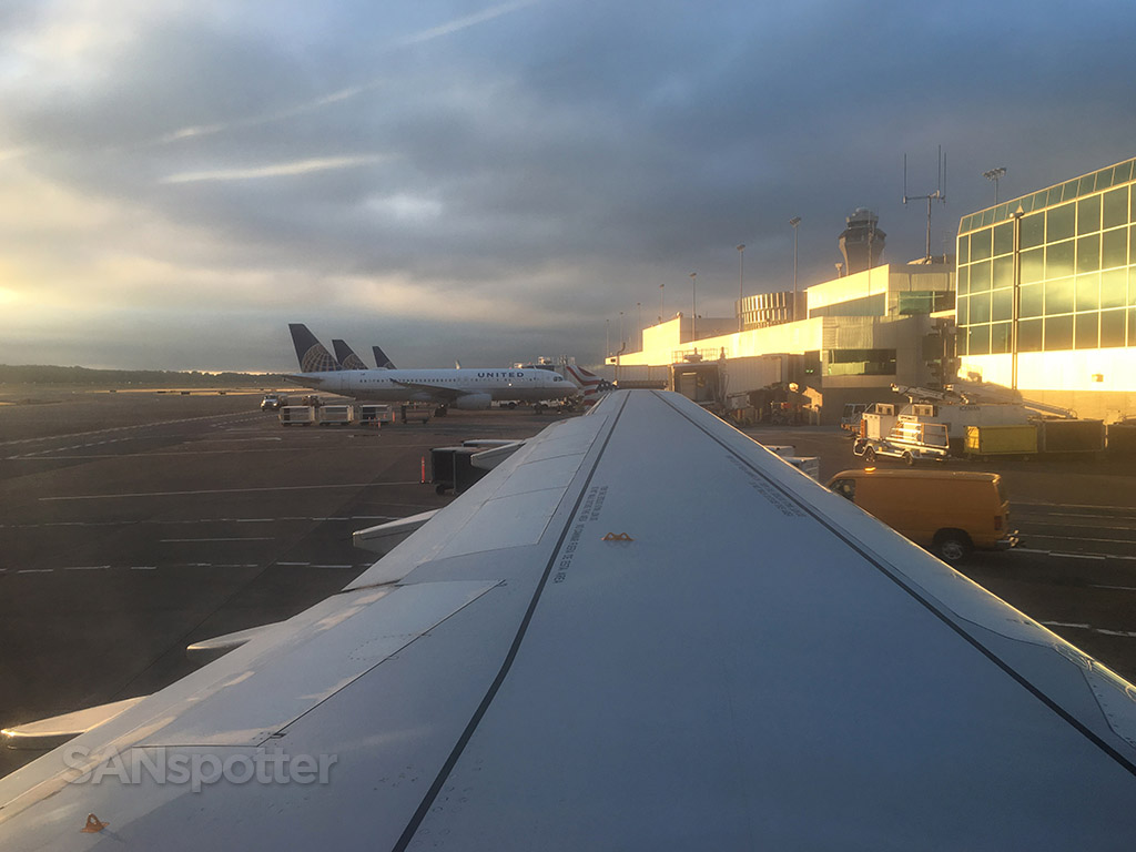 PDX airport sunrise