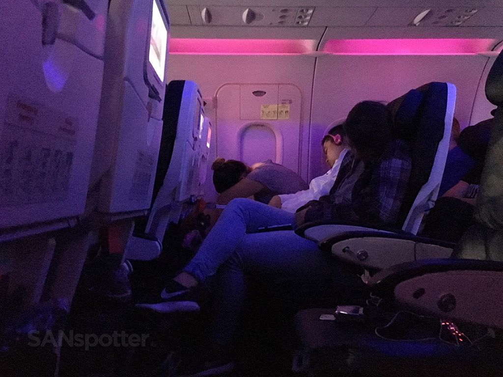 sleeping passengers