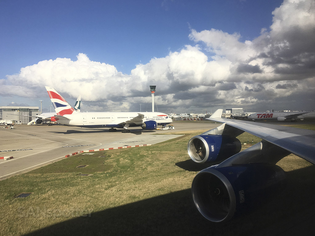 british airways 787 heathrow airport