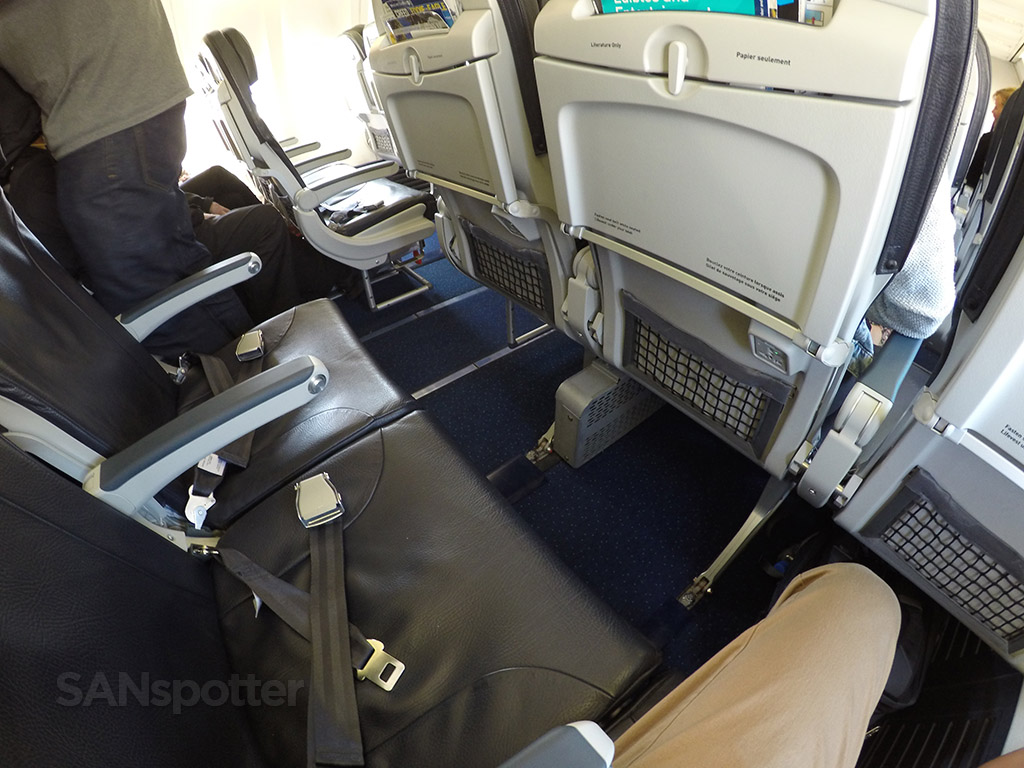 WestJet 737-700 main cabin (economy class) YYC-SAN – SANspotter